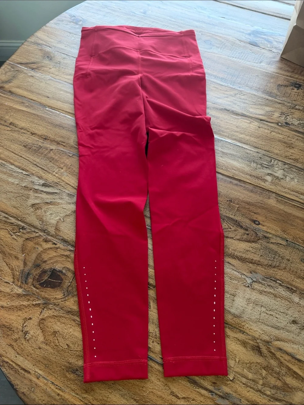 lululemon athletica V-Waist High-Rise Red Leggings